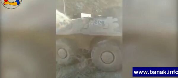 Բացառիկ տեսանյութ. Հարավային ուղղությամբ ջախջախված հակառակորդի զինտեխնիկան - Sputnik Армения