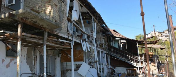 Степанакерт после ночного обстрела (24 октября 2020. Карабах Степанакерт после ночного обстрела (24 октября 2020. Карабах - Sputnik Армения