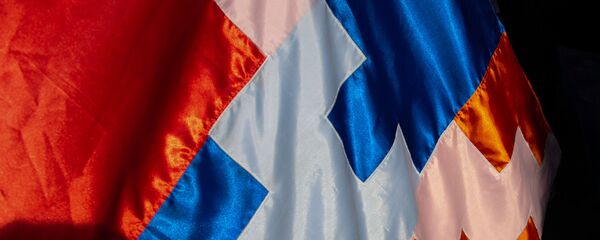 Акция протеста женщин и детей Карабаха у представительства ЕС в Армении (26 октября 2020). Еревaн - Sputnik Արմենիա