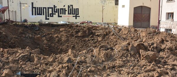 Последствия обстрелов Шуши (28 октября 2020). Карабах Последствия обстрелов Шуши (28 октября 2020). Карабах - Sputnik Արմենիա