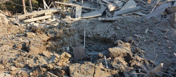 Последствия утреннего ракетного обстрела (29 октября 2020). Степанакерт Последствия утреннего ракетного обстрела (29 октября 2020). Степанакерт - Sputnik Արմենիա