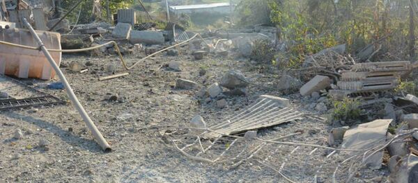 Последствия утреннего ракетного обстрела (29 октября 2020). Степанакерт Последствия утреннего ракетного обстрела (29 октября 2020). Степанакерт - Sputnik Արմենիա