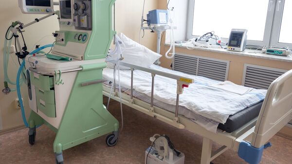 Палата интенсивной терапии для лечения больных коронавирусом в госпитале для ветеранов войн - Sputnik Արմենիա