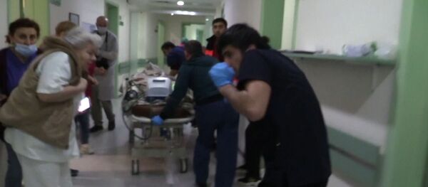 Обстрел Больницы в Степанакерте 28 10 2020 - Sputnik Армения