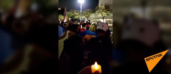 Акция протеста против продажи оружия Азербайджану в Тель Авиве, Израиль - Sputnik Армения