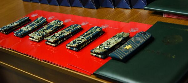 Президент Карабаха Араик Арутюнян поздравил сотрудников ГСЧС с профессиональным праздником (30 октября 2020). Карабах - Sputnik Армения