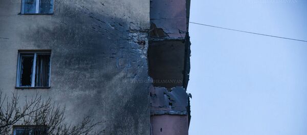 Последствия обстрела Шуши силами ВС Азербайджана (3 ноября 2020). Карабах Последствия обстрела Шуши силами ВС Азербайджана (3 ноября 2020). Карабах - Sputnik Армения