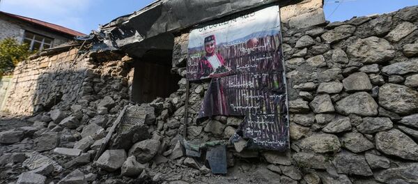 Шуши после бомбежки (4 ноября 2020). Карабах - Sputnik Армения