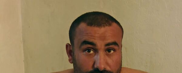 Кадр из допроса взятого в плен сирийского террориста, воевавшего в Арцахе на стороне Азербайджана - Sputnik Армения