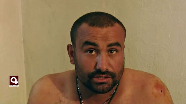 Кадр из допроса взятого в плен сирийского террориста, воевавшего в Арцахе на стороне Азербайджана - Sputnik Արմենիա