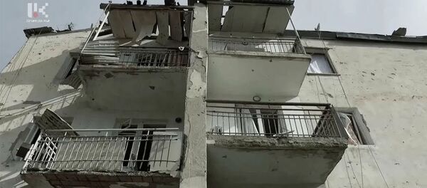 Степанакерт до и после обстрелов 2020 года Степанакерт до и после обстрелов 2020 года - Sputnik Արմենիա