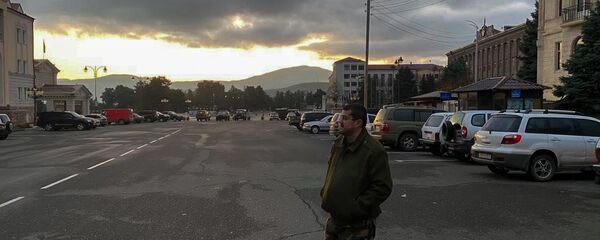 Президент Карабаха Араик Арутюнян на площади Возрождения (8 ноября 2020). Кабарах Президент Карабаха Араик Арутюнян на площади Возрождения (8 ноября 2020). Кабарах - Sputnik Արմենիա