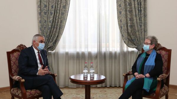 Вице-премьер Армении Мгер Григорян и Андреа Викторини - Sputnik Армения