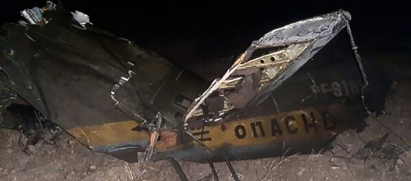 Обломки российского вертолета Ми-24, сбитого в воздушном пространстве над территорией Армении вне зоны боевых действий (9 ноября 2020). Араратская область - Sputnik Արմենիա