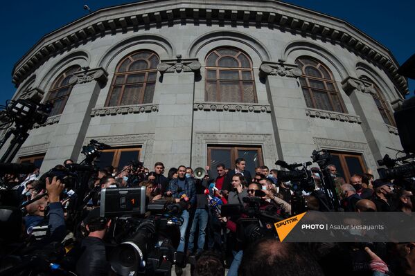 Երևան, նոյեմբերի 11, Ազատության հրապարակ - Sputnik Արմենիա