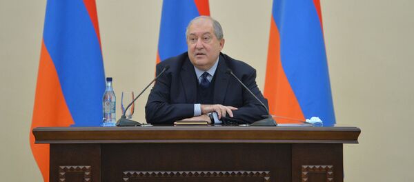 Президент Армен Саркисян встретился с группой представителей культурной и спортивной сфер, а также неправительственных организаций (13 ноября 2020). Еревaн - Sputnik Արմենիա