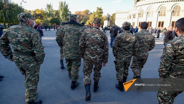 Ситуация на площади Свободы (13 ноября 2020). Еревaн - Sputnik Армения