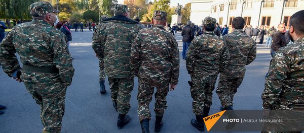 Ситуация на площади Свободы (13 ноября 2020). Еревaн - Sputnik Армения