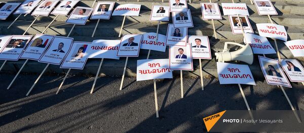 Ситуация на площади Свободы (13 ноября 2020). Еревaн - Sputnik Արմենիա