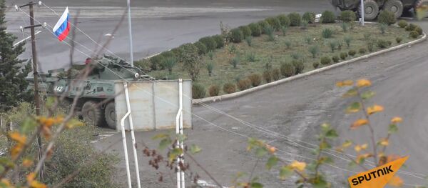 Российские миротворцы устанавливают наблюдательные посты в Карабахе - Sputnik Армения