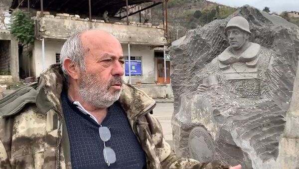 Житель Бердзора рассказывает о встрече с российскими миротворцами - Sputnik Армения
