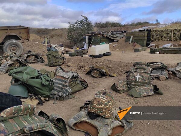 Аскеранское артиллерийское подразделение после прекращения военных действий - Sputnik Армения