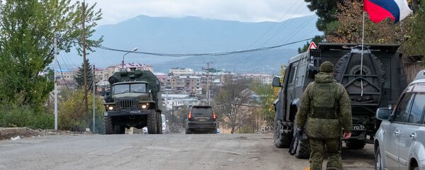 Российские миротворцы в Карабахе (14 ноября 2020). - Sputnik Армения