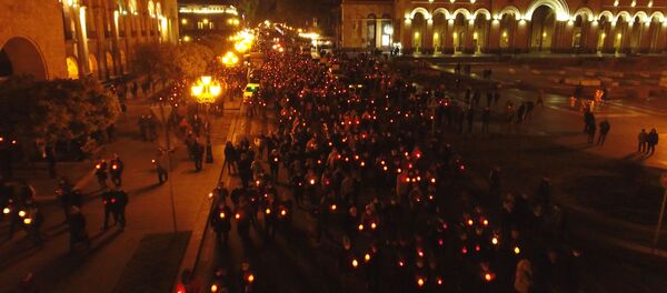 Шествие со свечами в память о погибших (14 ноября 2020) Шествие со свечами в память о погибших (14 ноября 2020) - Sputnik Արմենիա