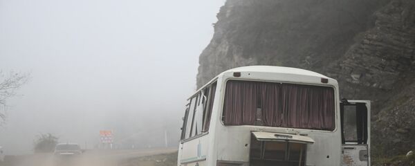 Дорога на подступе к Шуши после окончания военных действий (14 ноября 2020). Карабах - Sputnik Армения