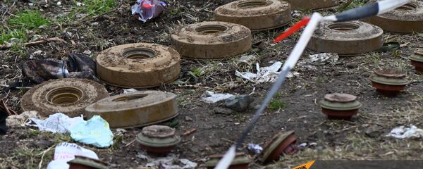 Дорога на подступе к Шуши после окончания военных действий (14 ноября 2020). Карабах - Sputnik Армения