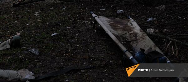 Дорога на подступе к Шуши после окончания военных действий (14 ноября 2020). Карабах Дорога на подступе к Шуши после окончания военных действий (14 ноября 2020). Карабах - Sputnik Армения