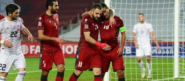 Футбольный матч Лиги Европы между сборными Армении и Грузии (15 ноября 2020). Тбилиси - Sputnik Արմենիա