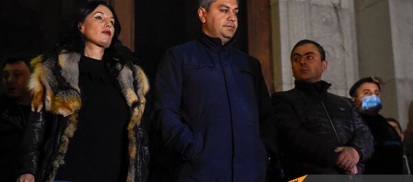 Митинг оппозиции на площади Свободы (18 ноября 2020). Еревaн - Sputnik Армения