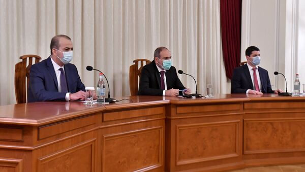 Премьер-министр Никол Пашинян представил нового главу СНБ Армена Абазяна (19 ноября 2020). Еревaн - Sputnik Արմենիա