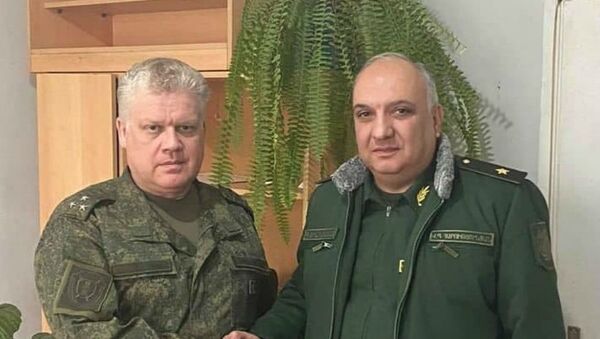  Военный прокурор РА Ваге Арутюнян провел ряд встреч во время очередной поездки в НКР (20 ноября 2020). Степанакерт - Sputnik Армения