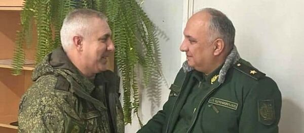  Военный прокурор РА Ваге Арутюнян провел ряд встреч во время очередной поездки в НКР (20 ноября 2020). Степанакерт - Sputnik Արմենիա