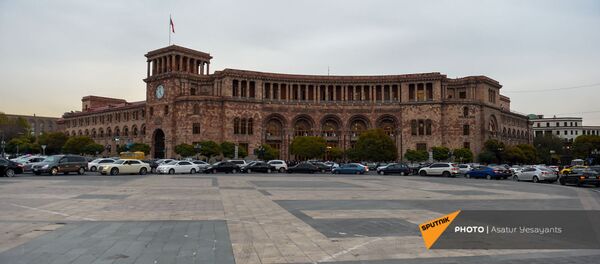 Акция протеста автомобилистов на площади Республики против действующего правительства (20 ноября 2020). Еревaн Акция протеста автомобилистов на площади Республики против действующего правительства (20 ноября 2020). Еревaн - Sputnik Армения