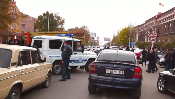 Акция протеста против действующего правительства (20 ноября 2020). Гюмри - Sputnik Армения