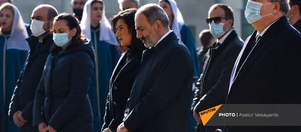 Поминальная служба в память о павших в карабахской войне героях в Первопрестольном Святом Эчмиадзине (22 ноября 2020). Эчмиадзин Поминальная служба в память о павших в карабахской войне героях в Первопрестольном Святом Эчмиадзине (22 ноября 2020). Эчмиадзин - Sputnik Արմենիա