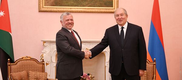 Президент Армен Саркисян встретится с Его Величеством Абдаллой II ибн Хусейном, королем Иорданского Хашимитского Королевства - Sputnik Армения