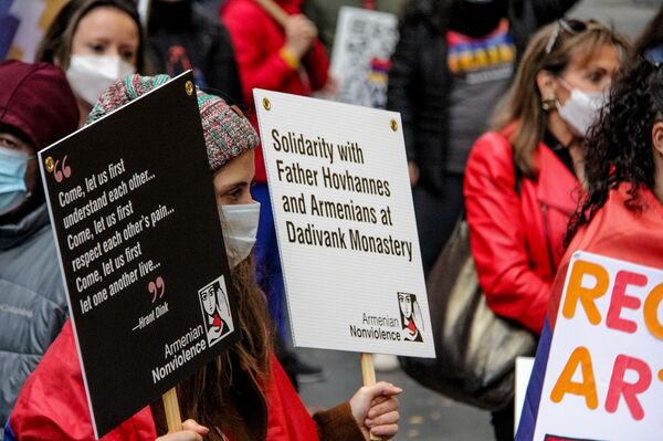 Հայերը չեն լռում. սփյուռքում բողոքի ակցիաները շարունակվում են. լուսանկարներ - Sputnik Արմենիա