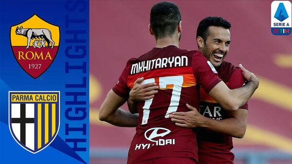 Мхитарян снова феерит: Рома крупно обыгрывает Парму после первого тайма - видео - Sputnik Армения