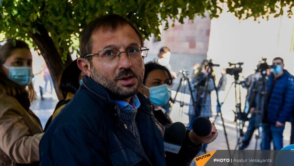 Гегам Манукян обьявил голодовку с требованием отставки премьер-министра (23 ноября 2020). Еревaн - Sputnik Армения