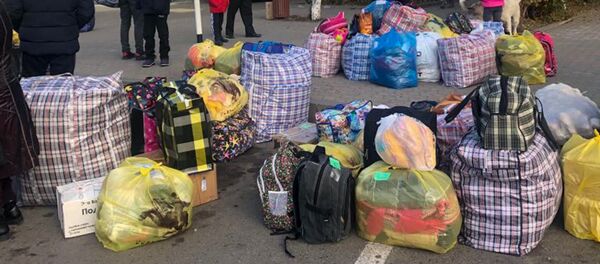 57 карабахцев, временно поселившихся в Гюмри, возвращаются на родину (23 ноября 2020). Гюмри - Sputnik Արմենիա