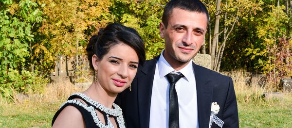 Арут Чобанян с супругой Армине Егиазарян - Sputnik Արմենիա