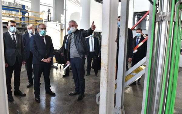 Премьер-министр Никол Пашинян посетил научно-производственное объединение “Гарни Лер” и новый военно-промышленный завод “Арсенал” (23 ноября 2020). Армения - Sputnik Армения