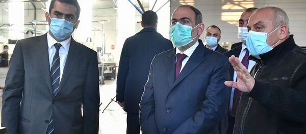 Премьер-министр Никол Пашинян посетил научно-производственное объединение “Гарни Лер” и новый военно-промышленный завод “Арсенал” (23 ноября 2020). Армения - Sputnik Армения