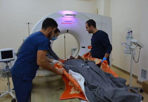 Ինչ վիճակում են ականի պայթյունից վիրավորված փրկարարները. Կարեն Սարգսյանն այցելել է նրանց - Sputnik Արմենիա