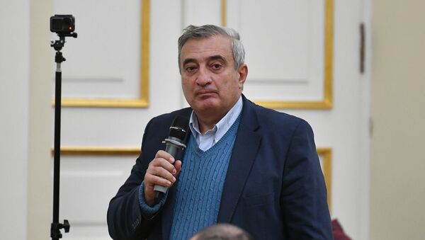 Директор Института истории Ашот Мелконян во время встречи с президентом Армении (23 ноября 2020). Еревaн - Sputnik Արմենիա
