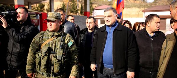 В Степанакерте отмечают День миротворцев (25 ноября 2020). Карабах - Sputnik Արմենիա